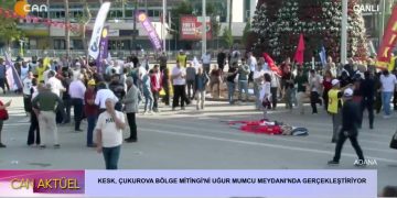 KESK, ÇUKUROVA BÖLGE MİTİNGİ’Nİ UĞUR MUMCU MEYDANI’NDA GERÇEKLEŞTİRİYOR