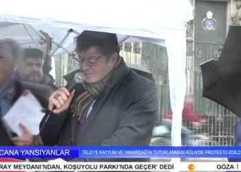 📍 Köln – Tarihi Köln Dom Kilisesi önünde bir araya geldik. TELE1 kanalına kayyum atanması ve Genel Yayın Yönetmeni Merdan Yanardağ’ın “casusluk” iddiasıyla tutuklanması, özgür basın için büyük bir tehdit. “Basın susturulamaz!” diyerek sesimizi yükseltiyoruz