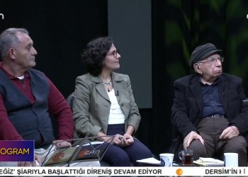 SEYÎD RIZA Û PİLUNE DERSIM YAD KEMÊ, Ali Güler İle Özel Program Tarih: 14.11.2025 KONUKLAR — Hozan Ali Baran Hunermend (Sanatçı) — Hozan Serdar Hunermend (Sanatçı) — Kazım Arık Nivîskar (Yazar) — Nezahat Gündoğan Belgesel Yönetmeni — Ali Kadir Tanrıverdi Endamê Meclîse Rüss
