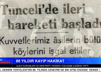 SEYİD RIZA VE YOLDAŞLARI DERSİM’DE ANILDI, Ezgi Özer ile Can Aktüel Ana Haber.