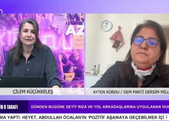 Seyit Rıza ve Arkadaşlarının Katledilişinin 88. Yılı – Soykırım Tarihinde Kadınlar – Soykırımlar Tarihinden Barış Sürecine – Çilem Küçükkeleş ile Eşiğin O Tarafı’nın Konuğu DEM PARTİ Dersim Milletvekili Ayten Kordu.