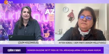 Seyit Rıza ve Arkadaşlarının Katledilişinin 88. Yılı – Soykırım Tarihinde Kadınlar – Soykırımlar Tarihinden Barış Sürecine – Çilem Küçükkeleş ile Eşiğin O Tarafı’nın Konuğu DEM PARTİ Dersim Milletvekili Ayten Kordu.