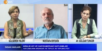 – Aralık Ayı ve Hafızamızdaki Katliamlar 
– Gülseren Yoleri İle İnsan Hakları Programının Konukları Mustafa Ertekin ve Gülizar Tuncer.