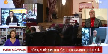 BİZİM GÜNDEM  09.12.2025, 
SUNUCU: ELİF SONZAMANCI, 
1 – SÜREÇ KOMİSYONUNDA ‘ÖZET TUTANAK’IN HEDEFİ NEYDİ? 
2 – SURİYE’DE ALEVİLER YİNE HEDEFTE, 
KONUKLAR: 
– NİLGÜN METE GAZETECİ, 
–  CEMAL TURAN GAZETECİ, 
–  CELAL FIRAT DEM PARTİ İSTANBUL MİLLETVEKİLİ.