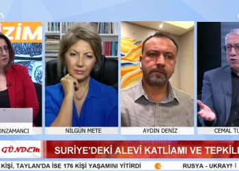 Elif Sonzamancı İle Bizim Gündem 1. Yüz Yıllık Alevi Yasağı 2. Suriye’deki Alevi Katliamına Tepki 3. CHP Kurultayı ve Süreç Konuklar: • Nilgün Mete – Gazeteci • Cemal Turan – Gazeteci • Aydın Deniz – ABF Genel Başkan Yardımcısı