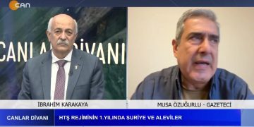 – HTŞ Rejiminin 1. Yılında Suriye ve Aleviler, 
İbrahim Karakaya İle Canlar Divanı Programının Konuğu: Gazeteci Musa Uğurlu