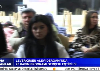 LEVERKUSEN ALEVİ DERGÂHI’NDA 25 KASIM PROGRAMI GERÇEKLEŞTİRİLDİ – CANA YANSIYANLAR