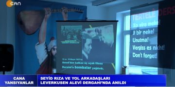 Seyid Rıza ve Yol Arkadaşları Leverkusen Alevi Dergahı’nda Anıldı.