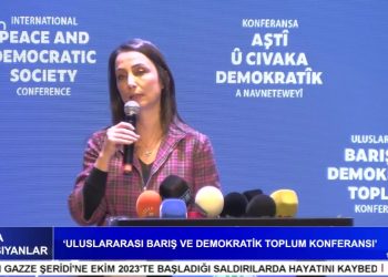 ULUSLARARASI BARIŞ VE DEKOMRATİK TOPLUM KONFERANSI – Konuşmacılar: DEM Parti Eş Genel Başkanları Tülay Hatimoğulları Ve Tuncer Bakırhan, Veysi Aktaş Ve Kuzey Suriye Özerk Yönetimi Dış İlişkiler Dairesi Eş Başkanı İlham Ahmed – Cana Yansıyanlar